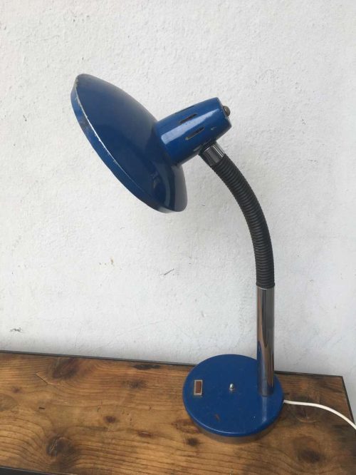 Lampada vintage azzurra