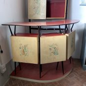 Mobile bar anni 50 H280 L103 P 23 banco H110 ingombro 130×90 cm –  LABORATORIO VINTAGE