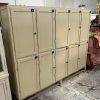 Armadietti ex-colonia vintage 3 pz H170 P35 L240-200-160 cm - SOLO NOLEGGIO