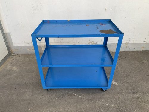 Carrello industriale vintage azzurro - SOLO NOLEGGIO