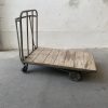 Carrello industriale vintage H107 LxL 126x70 cm