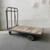 Carrello industriale vintage H107 LxL 126x70 cm