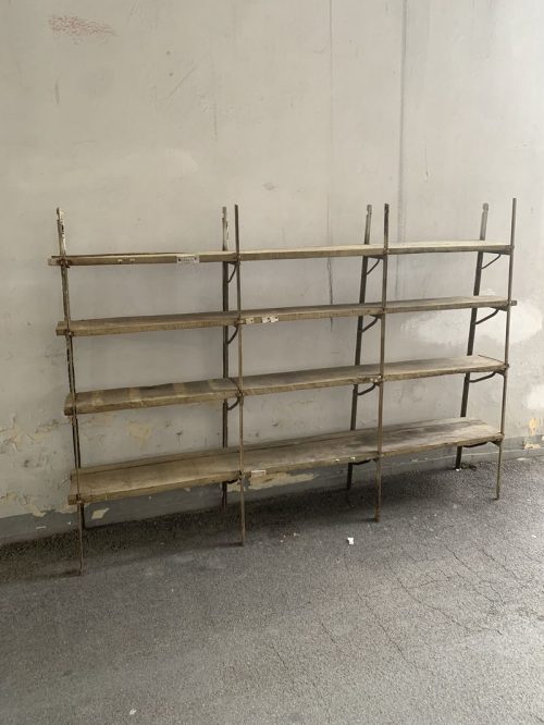 Scaffalatura vintage H172 L236 P42 cm