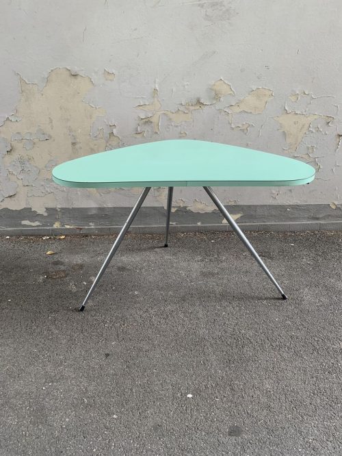 Tavolino vintage verde H52 LxL 77x45 cm