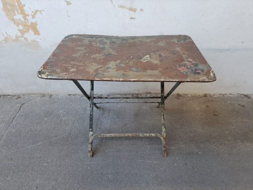 Tavolo da bistrot francese vintage H68 LxL 60x90 cm