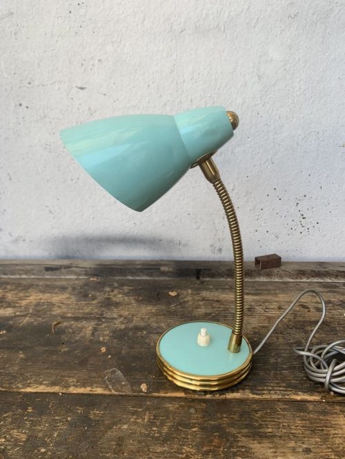 Lampada vintage anni 50 celeste - SOLO NOLEGGIO