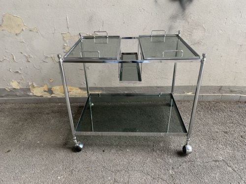 Carrello bar anni 70 - SOLO NOLEGGIO - H60 LxL 65x45 cm