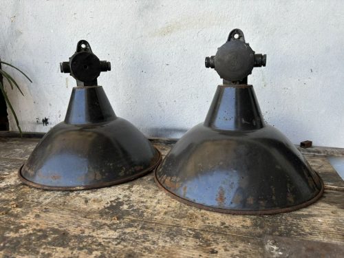 Lampade industriali vintage coppia - SOLO NOLEGGIO