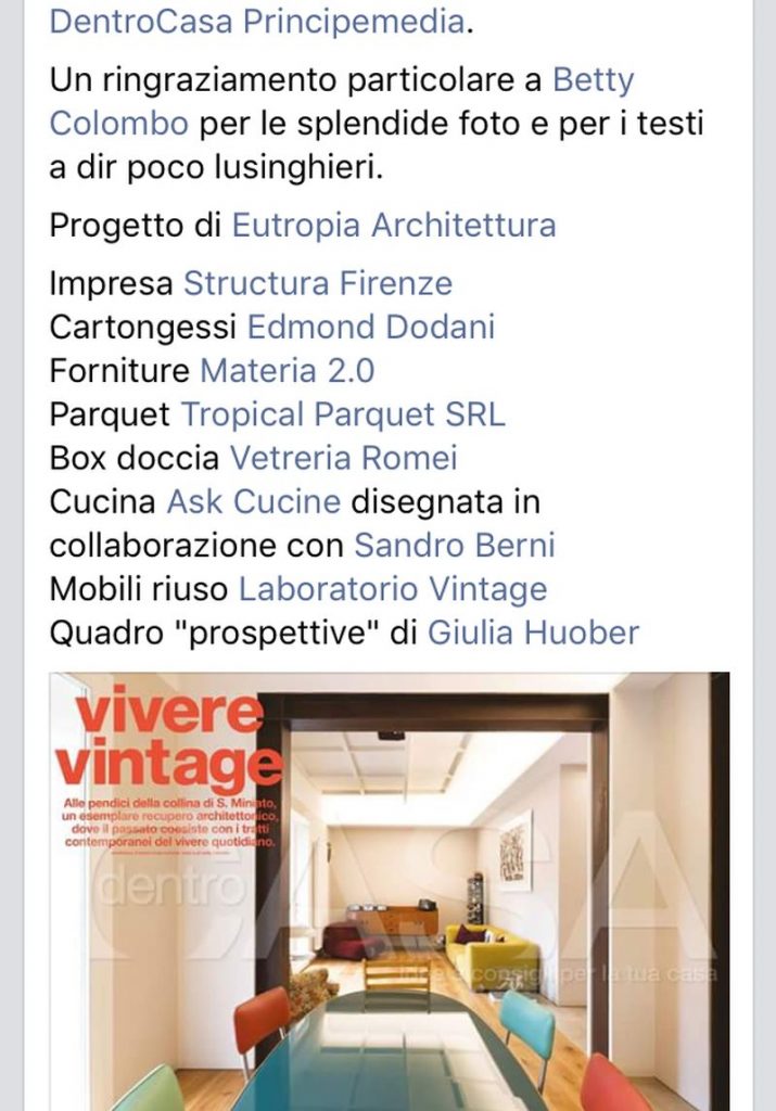 Casa privata pubblicata su dentroCASA