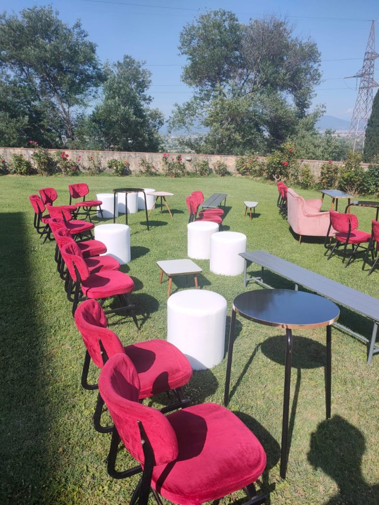 Allestimento location per matrimonio