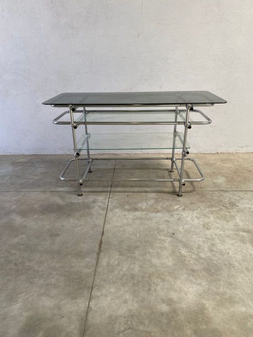 Banco da negozio vintage H77 LxL70x70 cm