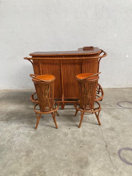 Banco bar in bambu - SOLO NOLEGGIO