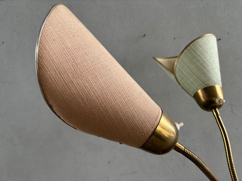 Lampada da terra vintage 3 coni colorati - H158 cm - SOLO NOLEGGIO - immagine 6