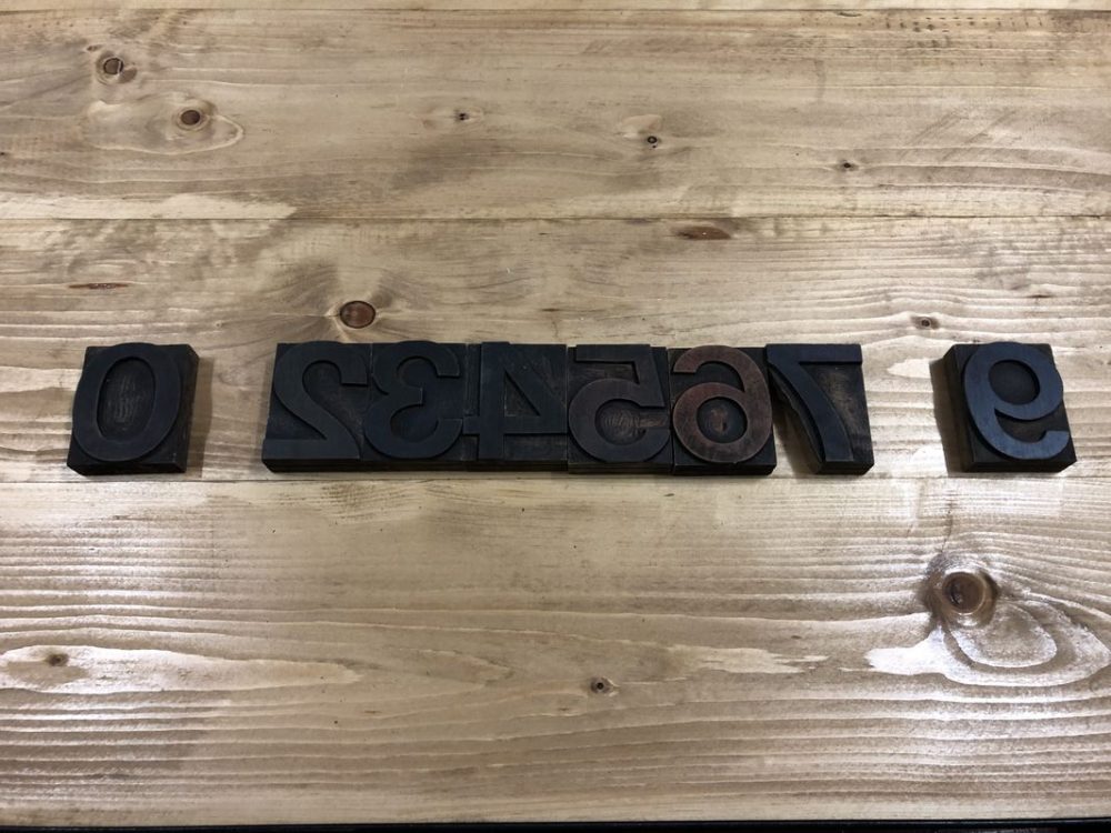 Lettere tipografiche in legno vintage - immagine 13