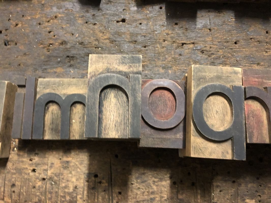 Lettere tipografiche in legno vintage - immagine 16