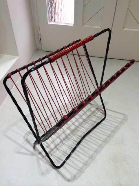 Portariviste vintage in corda di pvc - immagine 3