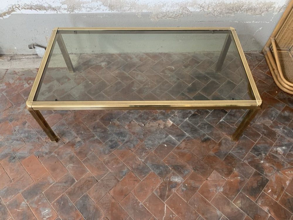 Tavolino anni 70 H36 LxL 107x57 cm - immagine 3