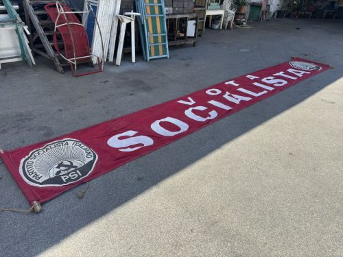 Striscione vintage Partito Socialista