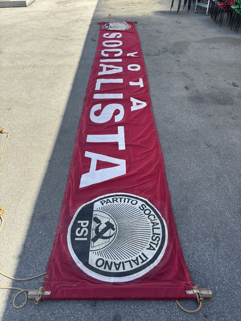 Striscione vintage Partito Socialista - immagine 2