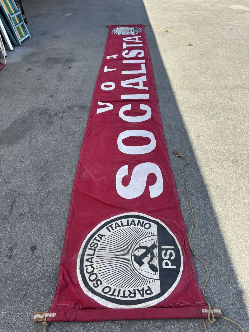 Striscione vintage Partito Socialista - immagine 3