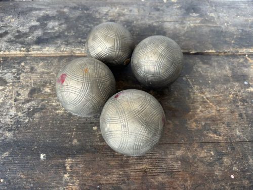 Bocce in metallo vintage