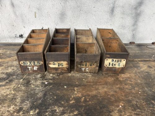 Cassettine vintage in legno