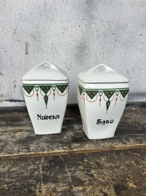 Barattoli ceramica coppia