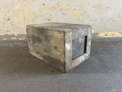 Base industriale in legno vintage