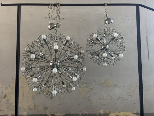 Lampadari design anni 70 - Diam. 80 e 50 cm