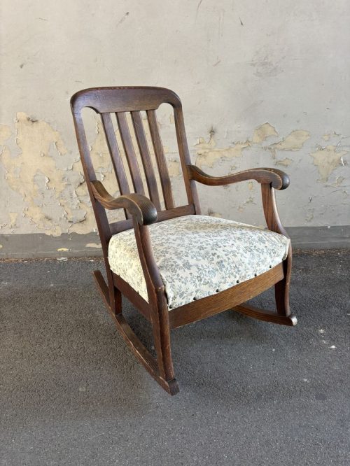 Poltrona vintage a dondolo