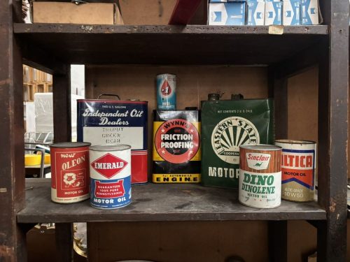 Barattoli olio vintage