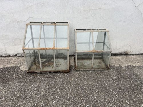 Serre mini vintage - H39 L36 P26 cm - H32 L30 P20 cm