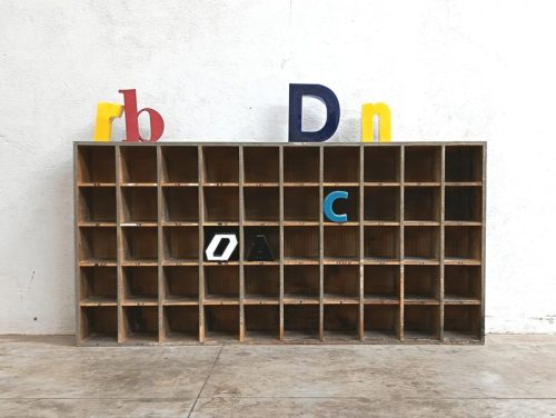 Casellario vintage - H100 L200 P23 cm