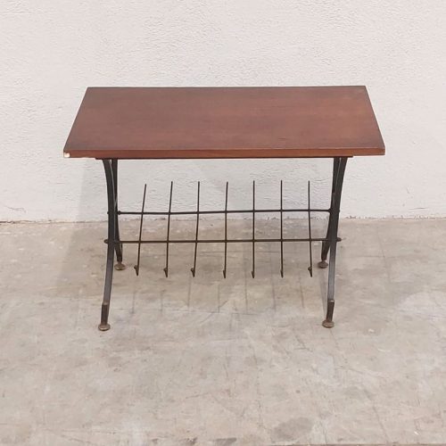 Coffetable con portariviste vintage