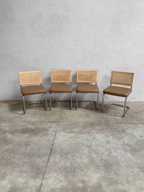 Sedie contemporanee schienale paglia