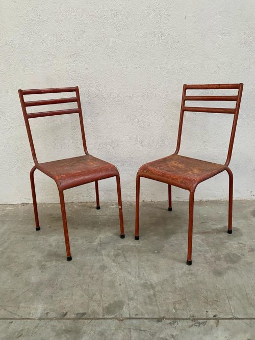 Sedie in ferro coppia