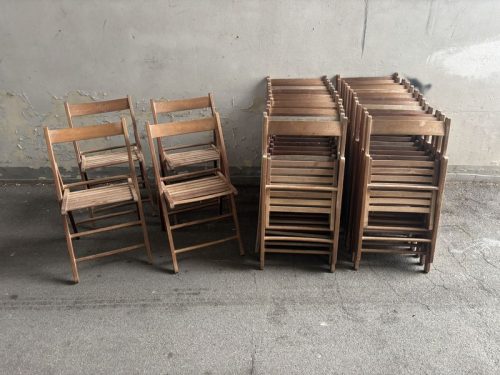 Sedie pieghevoli da circolo vintage - 31 pezzi