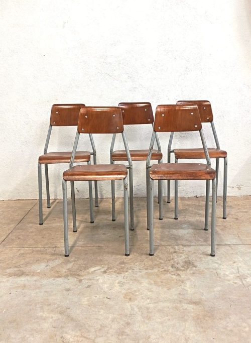 Sedie vintage - 5 pezzi
