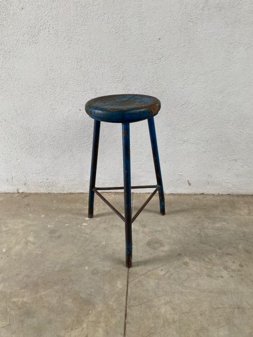 Sgabello industriale vintage - H67 cm