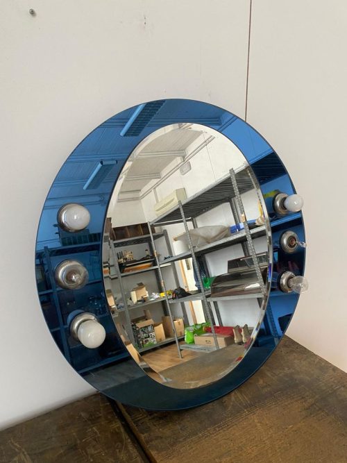 Specchio e plafoniera vintage anni 70