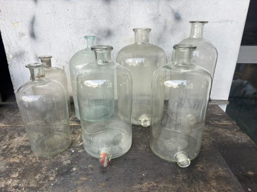 Vasi giganti da farmacia vintage