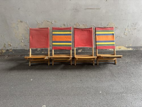 Sedie spiaggine vintage