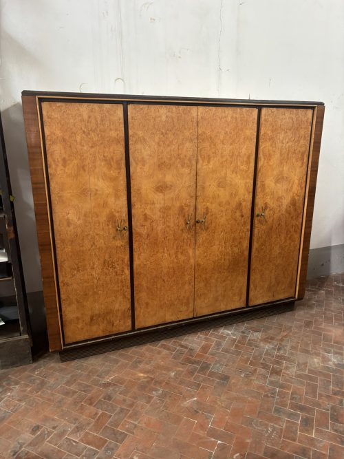 Armadio vintage in radica H184 L220 P58 cm