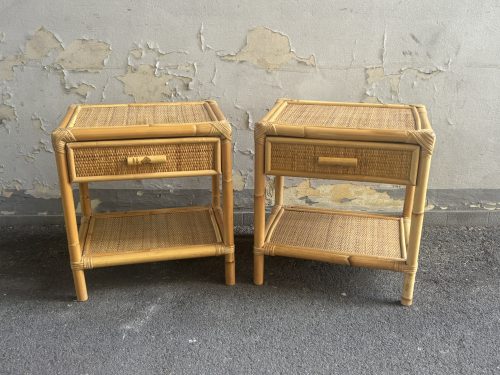Comodini in bambu - coppia