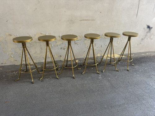 Sgabelli nostra produzione color oro